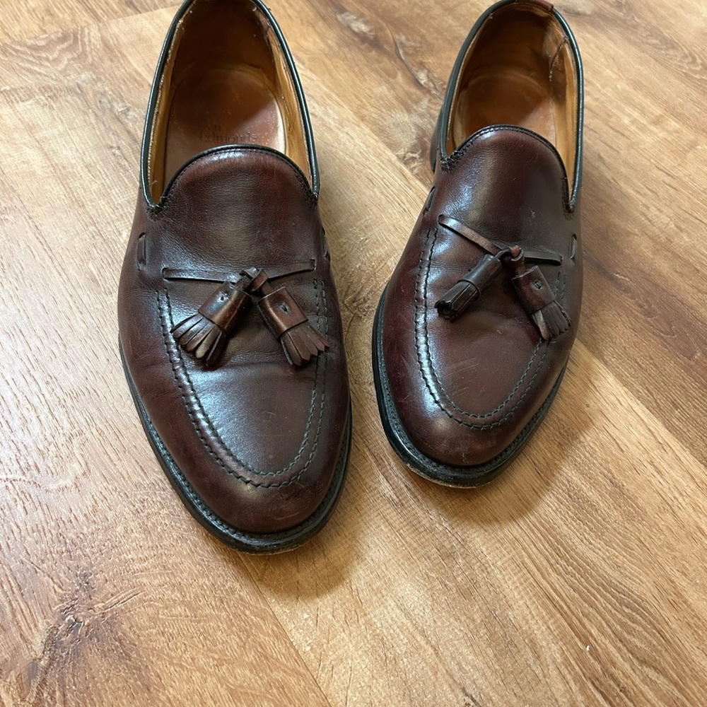 Allen Edmonds Grayson Brown Tassel Loafers 10.5